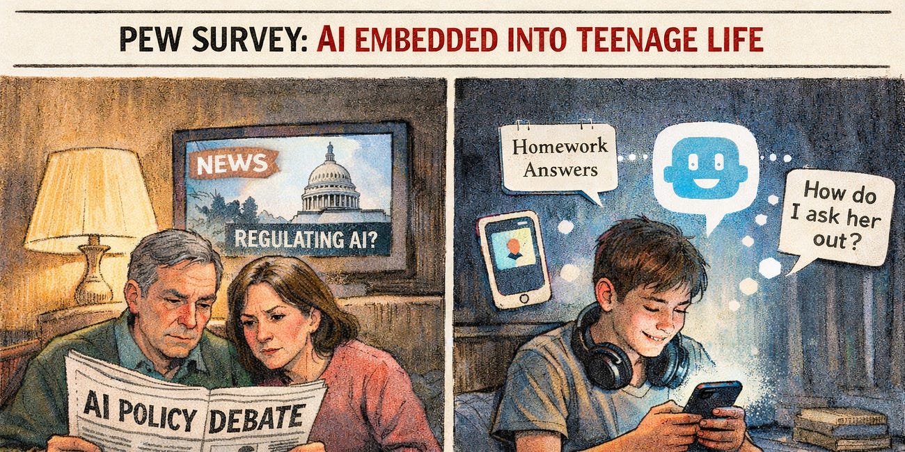 Artificial Intelligence Is Already Embedded In Teenage Life And The New Pew Data Shows It - These Kids Deserve Protection
