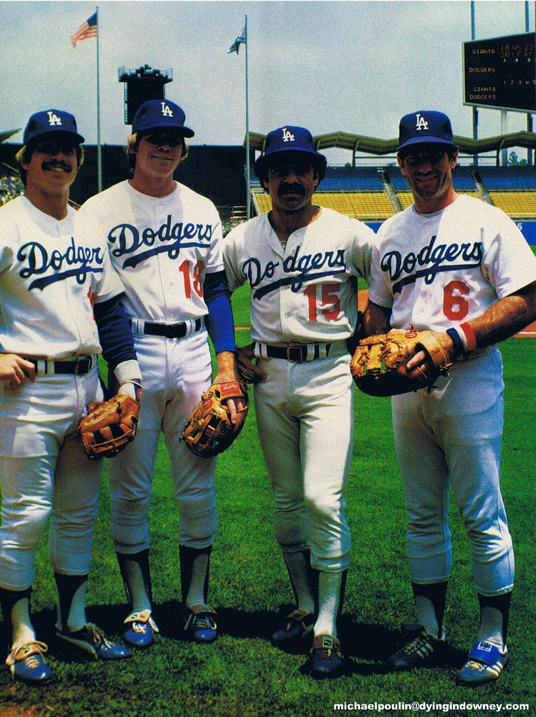 1981 Ron Cey Kurt Russell Davey Lopez Steven Garvey shot S… | Flickr