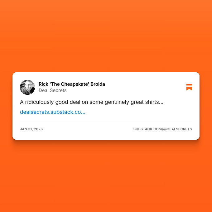 Rick 'The Cheapskate' Broida (@dealsecrets): 