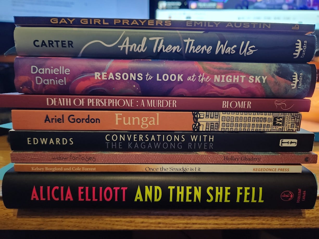 All the books I bought.