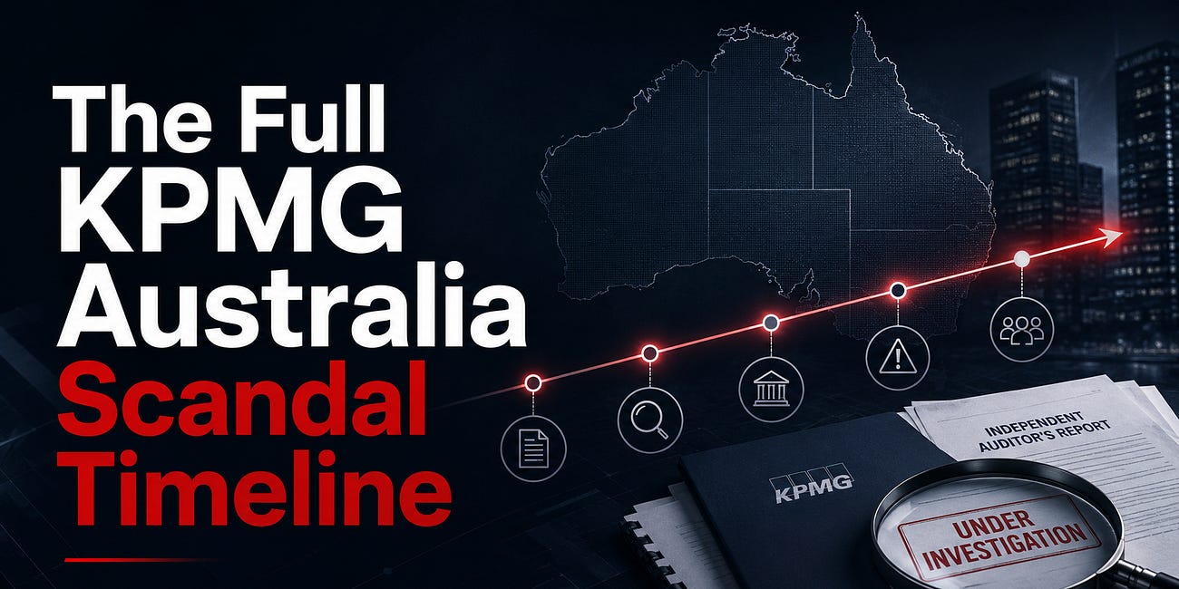 The Full KPMG Australia Scandal Timeline