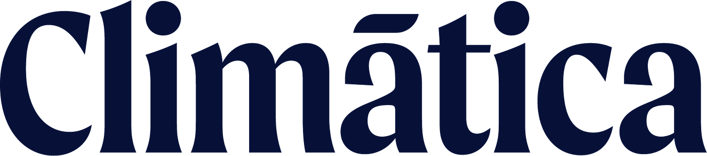 logo de climática en color azul oscuro