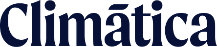 logo de climática en color azul oscuro