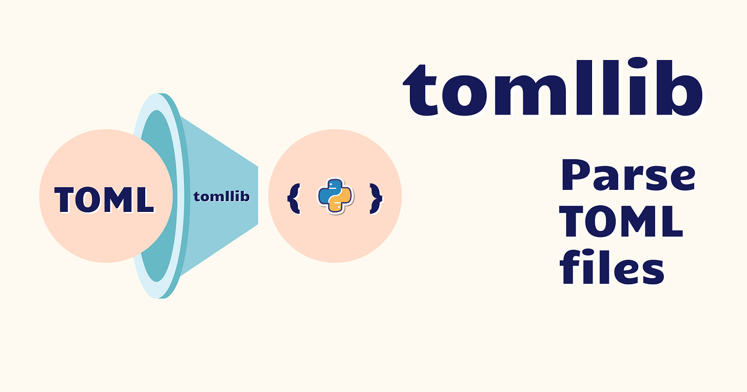 tomllib - Parse TOML files Using Python tomllib - Parse TOML files Using Python