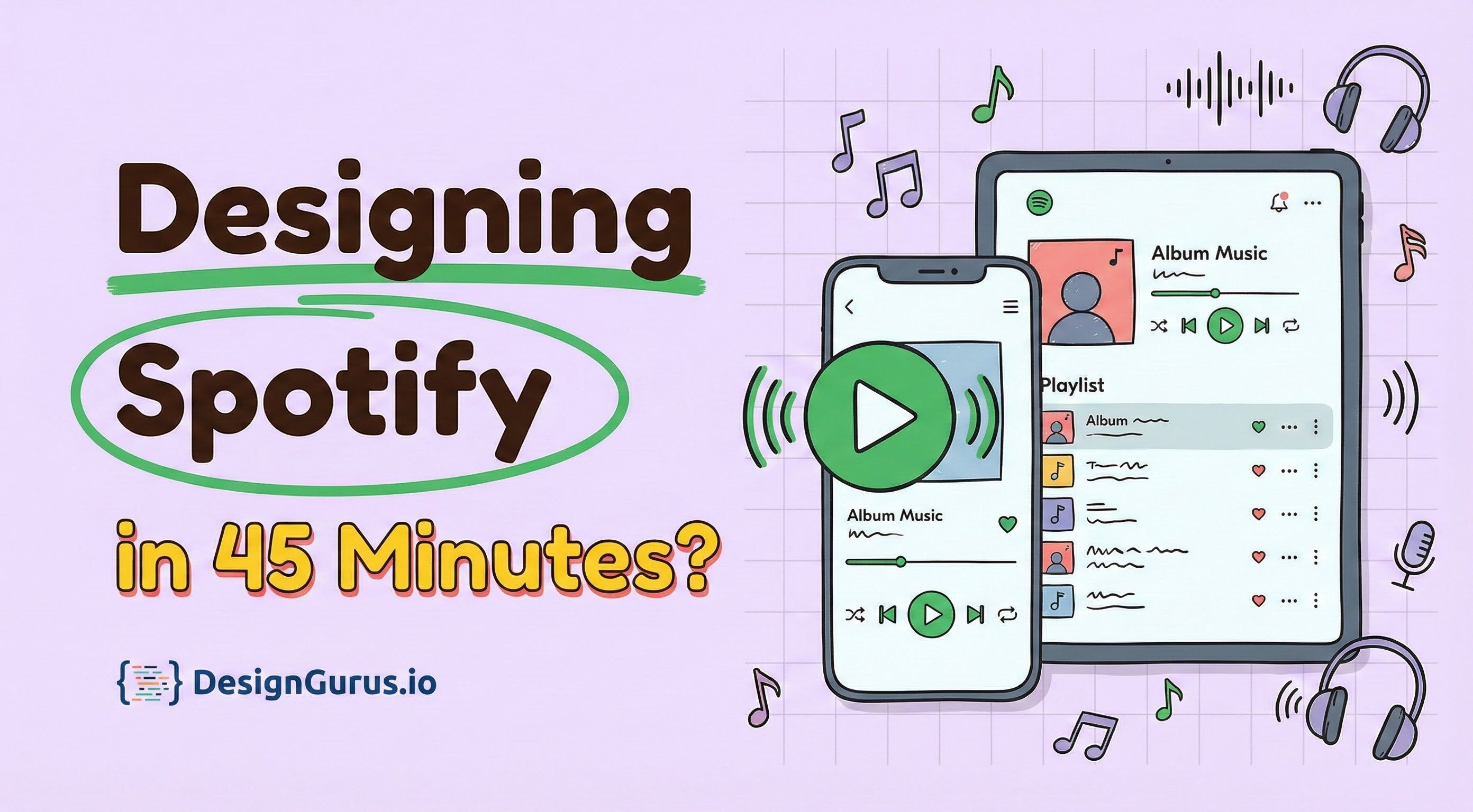 How to Design Spotify in 45 Minutes: System Design Interview Guide