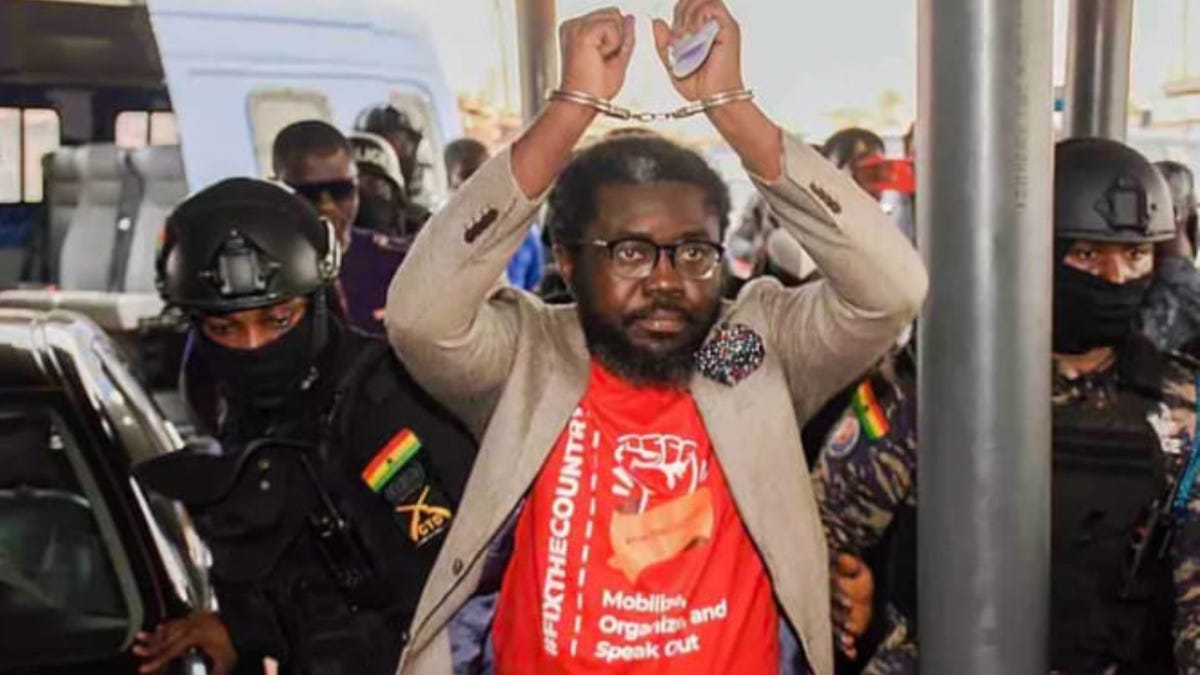 Oliver Barker-Vormawor ordered out of Court after calling proceedings "sham  and kangaroo!"