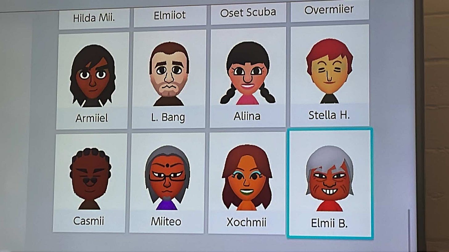 More Miis of Quest Friends characters