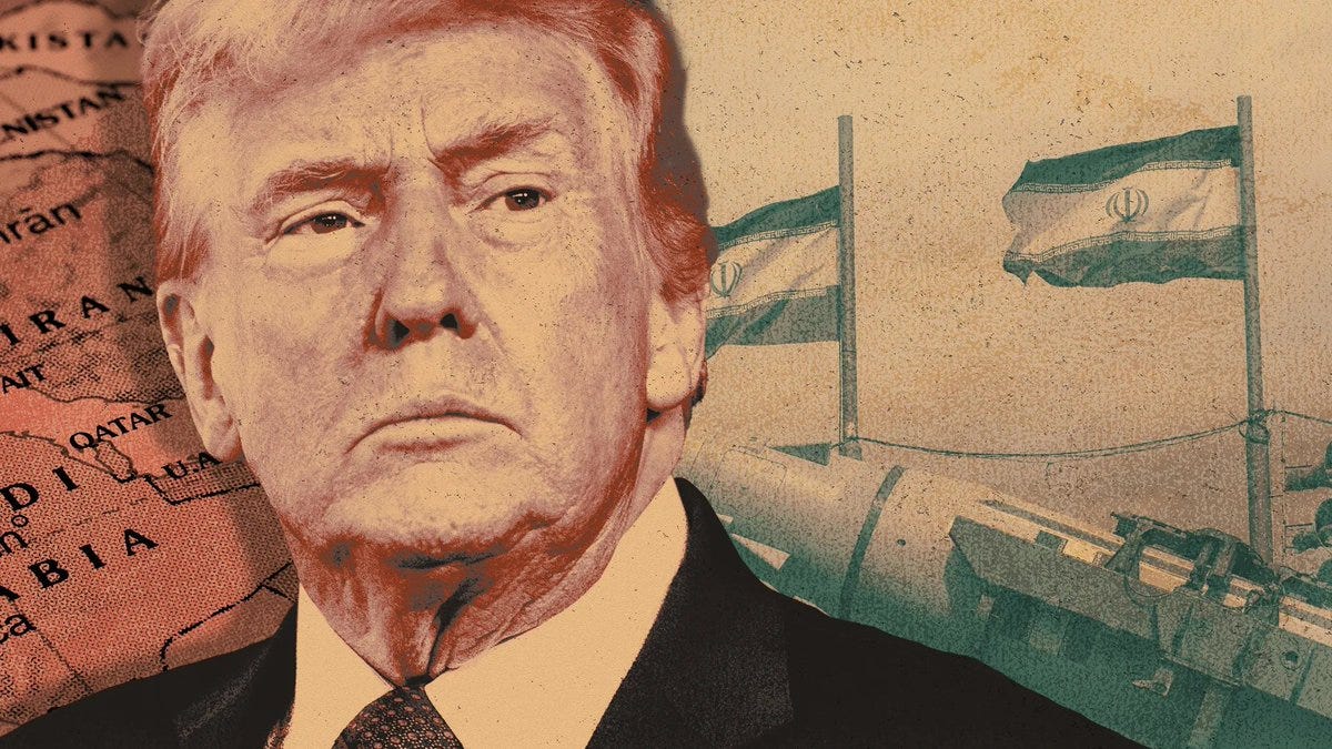 U.S. ON BRINK OF WAR WITH IRAN The Trump administration is moving closer to  a large-scale conflict with Iran, with officials warning strikes could come  within weeks. Donald Trump has combined stalled