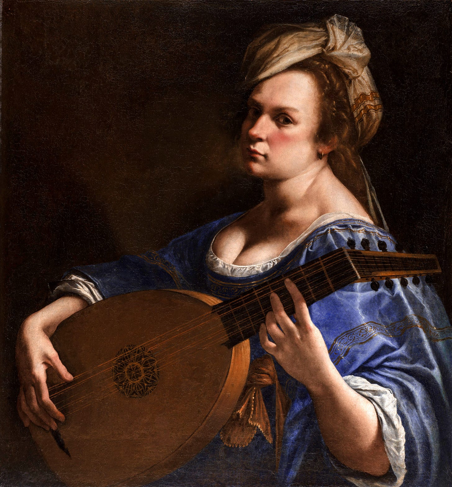 A self-portrait of Artemisia Gentileschi