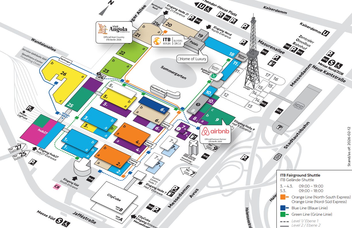 ITB Berlin 2026 Floor Plan ITB Berlin 2026 Floor Plan