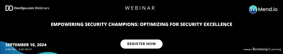 DevOps: Empowering Security Champions: Optimizing for Security Excellence (Sept. 10th)