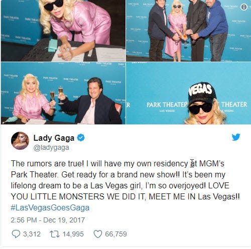 lady gaga goes las vegas with shows lady gaga goes las vegas with shows