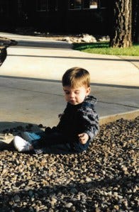 Part 2 pics-Blake 1-2yrs-rocks