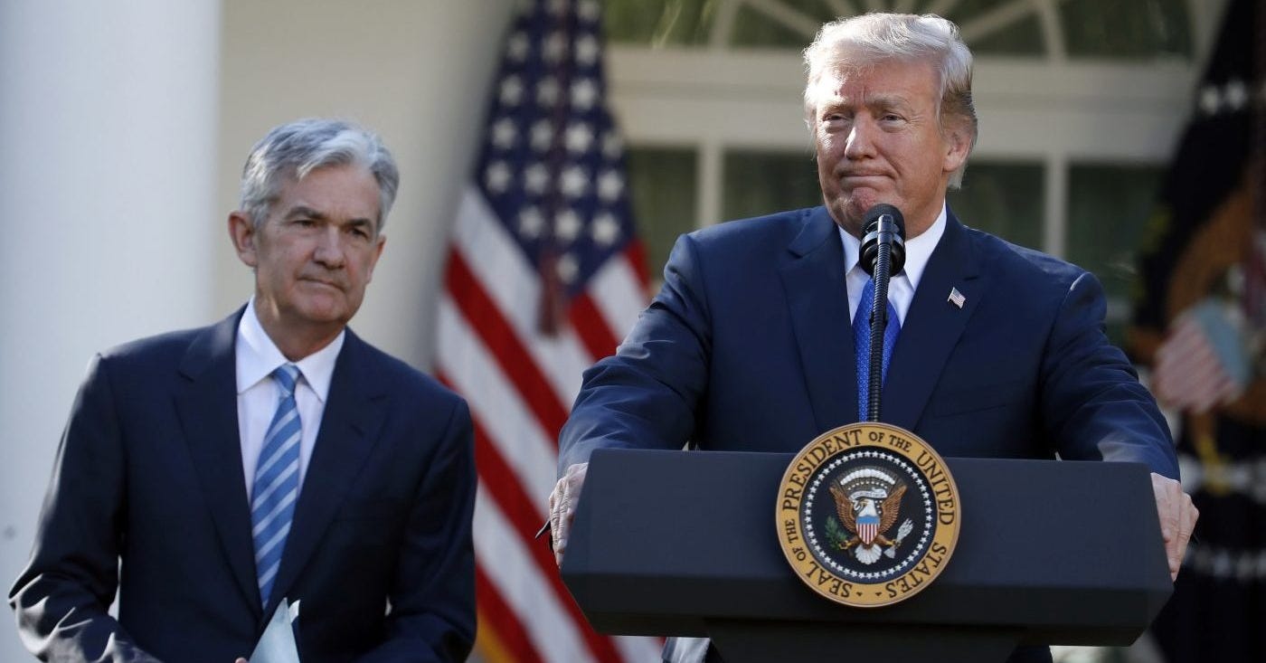 Trump's pressure on the Federal Reserve sets up potential Jerome Powell  showdown