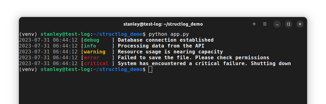 A Comprehensive Guide to Python Logging with Structlog | Better Stack  Community