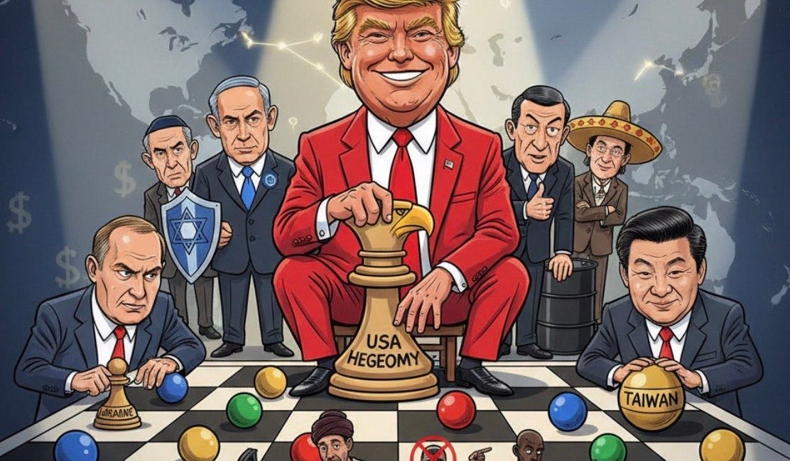 Hegemony 101: How Trump Checkmated Putin, Xi, and Proxies—While You Feared the ‘Strongman'