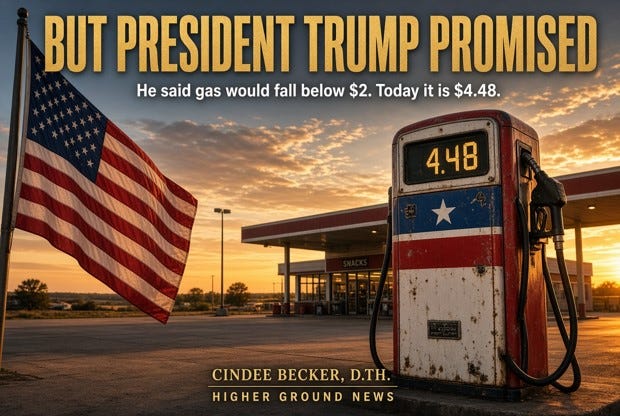 But President Trump Promised- He Said Gasoline Would Fall Below $2 A Gallon