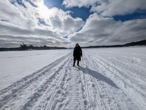 Some photos on a frozen lake*