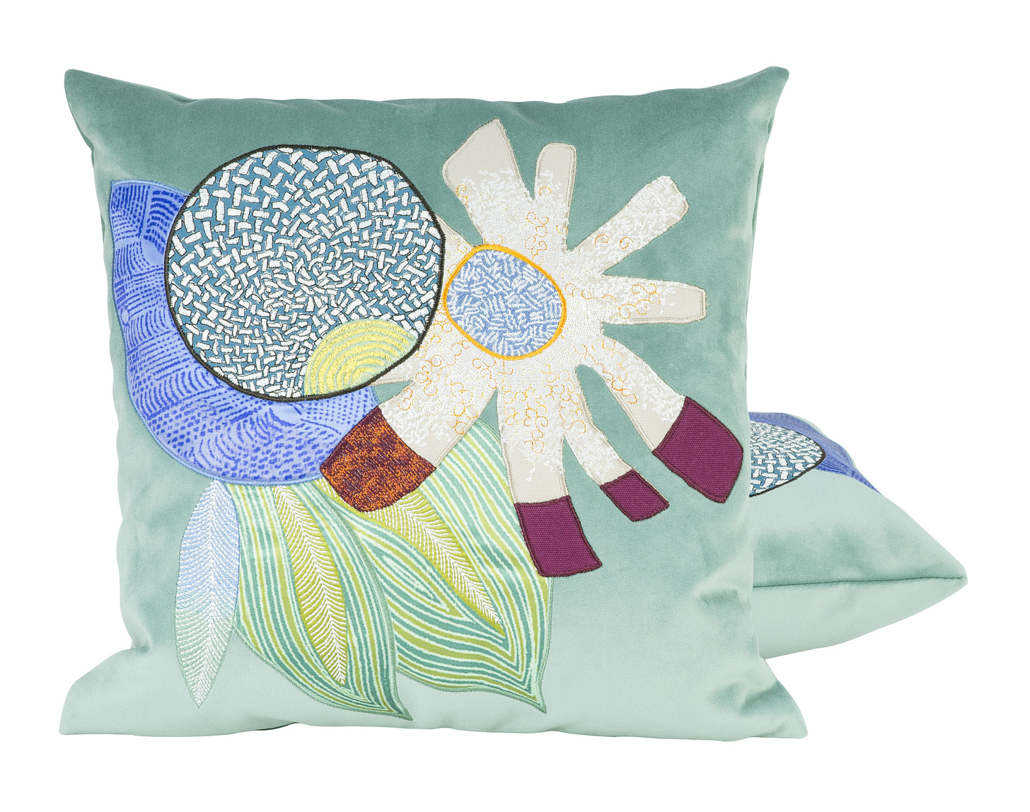 'Libertad' cushion by Lelièvre Paris, from the 'Evasions' collection. 100% Polyester, 40 x 40cm, £95. 'Libertad' cushion by Lelièvre Paris, from the 'Evasions' collection. 100% Polyester, 40 x 40cm, £95.