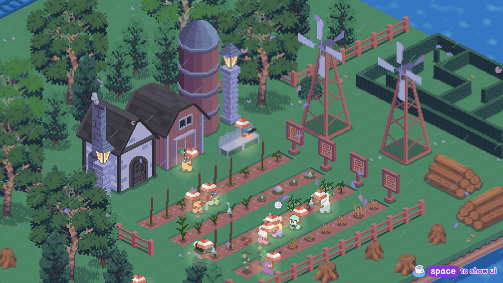 Gourdlets gameplay screenshot. Gourdlets gameplay screenshot.