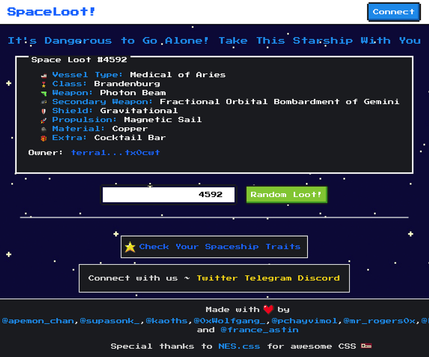 Loop Finance: Terra&#39;s First NFTs – SpaceLoot Launch Analysis