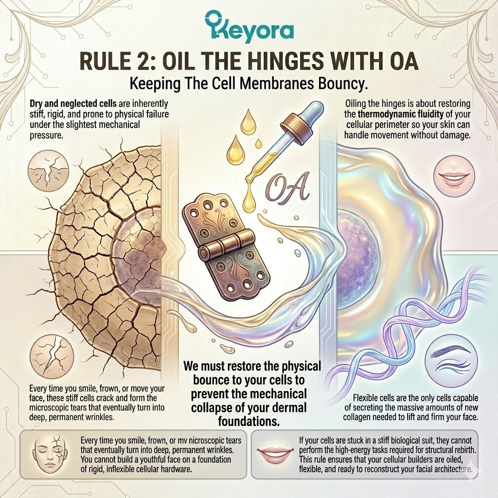 Systemic Regulator driving Thermodynamic Fluidity via Oleic Acid to oil the cellular hinges and terminate Mechanical Collapse. Systemic Regulator driving Thermodynamic Fluidity via Oleic Acid to oil the cellular hinges and terminate Mechanical Collapse.