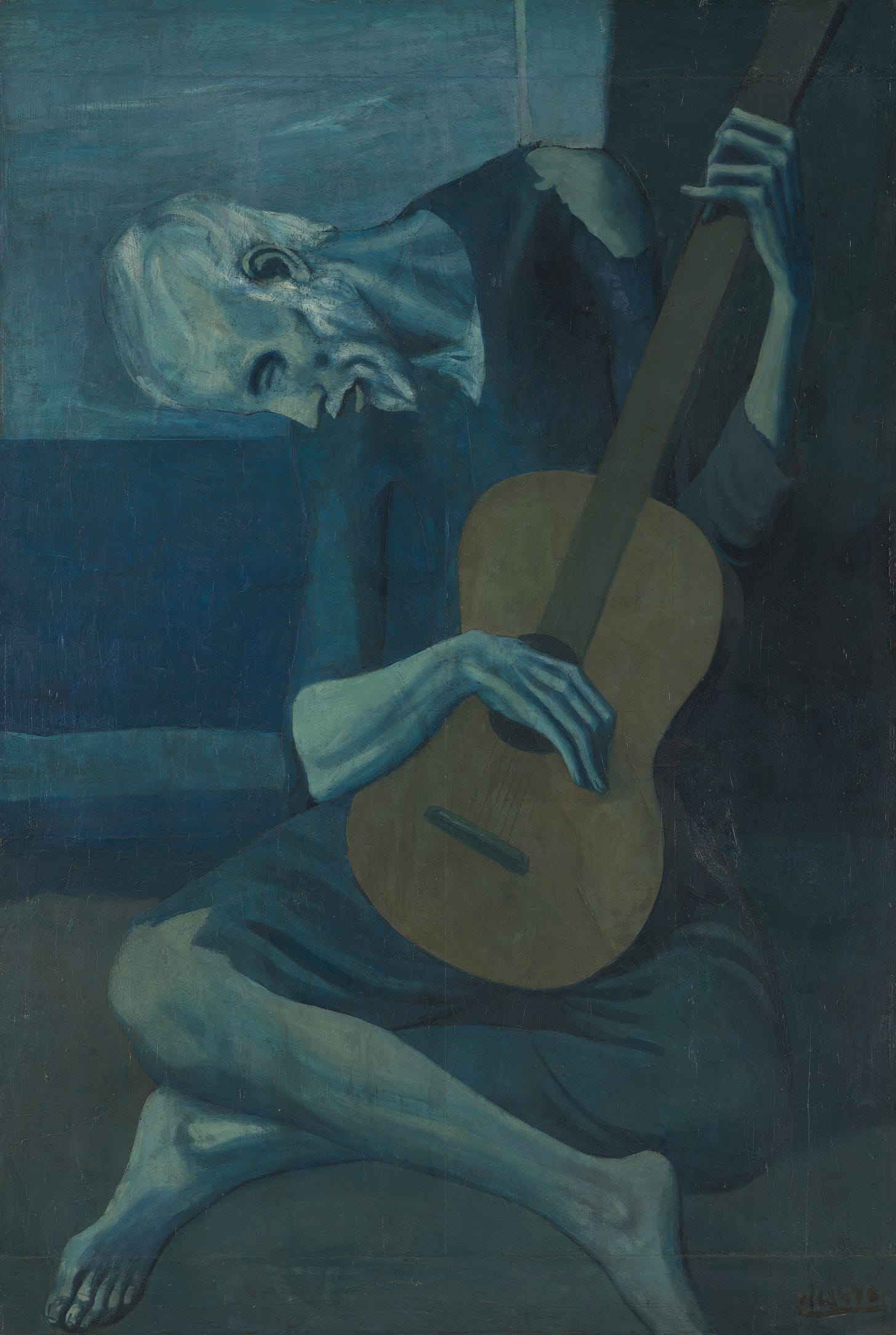 Pablo Picasso, The Old Guitarist, 1903 Pablo Picasso, The Old Guitarist, 1903