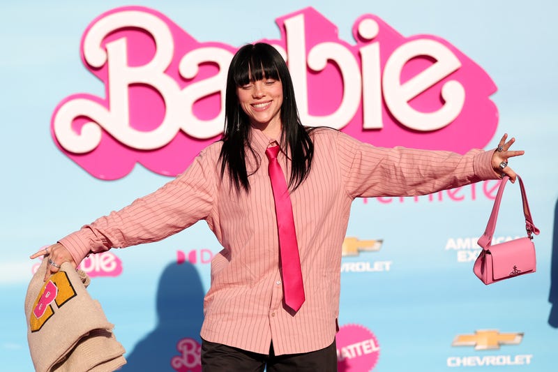 Billie Eilish Marries Y2K Menswear, Barbiecore at 'Barbie' Premiere