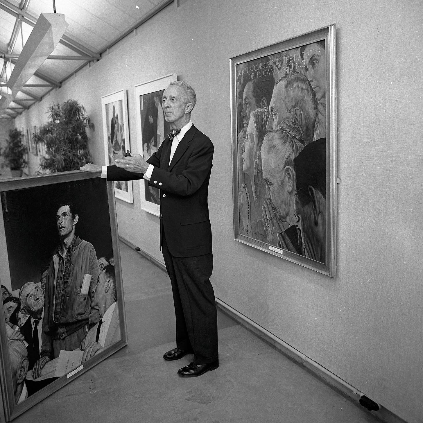 Norman Rockwell at Municipal Art Gallery at Barnsdall Park Norman Rockwell at Municipal Art Gallery at Barnsdall Park