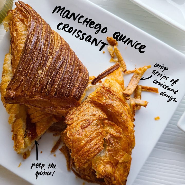 Eclairons Manchego Quince Croissant