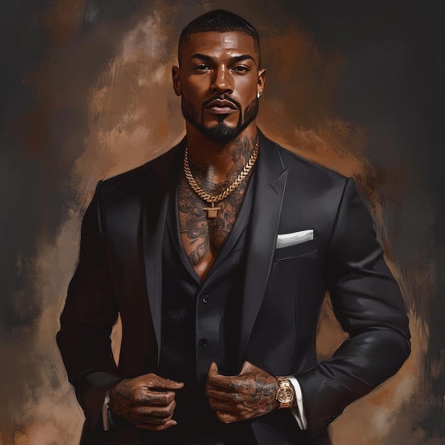 Portrait of a handsome african american man in a suit | Premium  AI-generated image