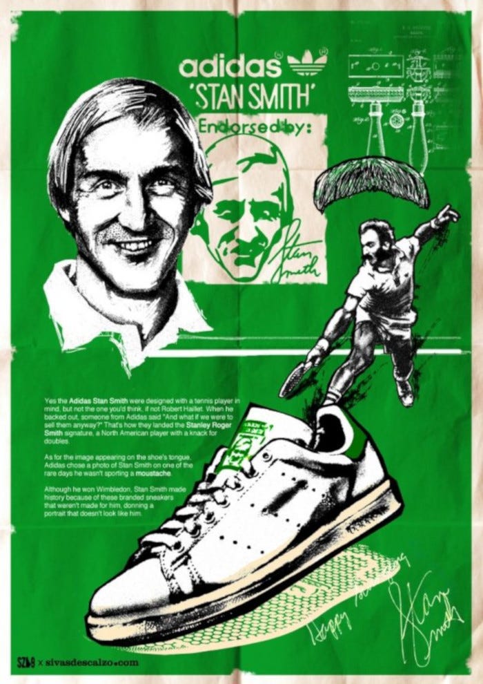 adidas Stan Smith advert magazine