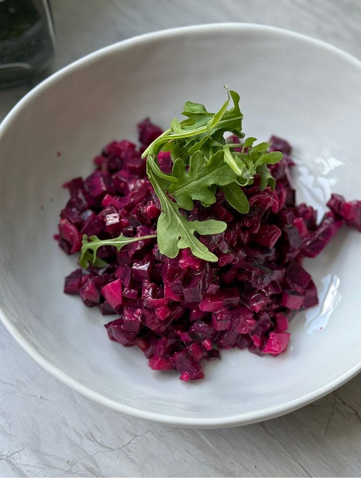 Receta de tzatziki rosa