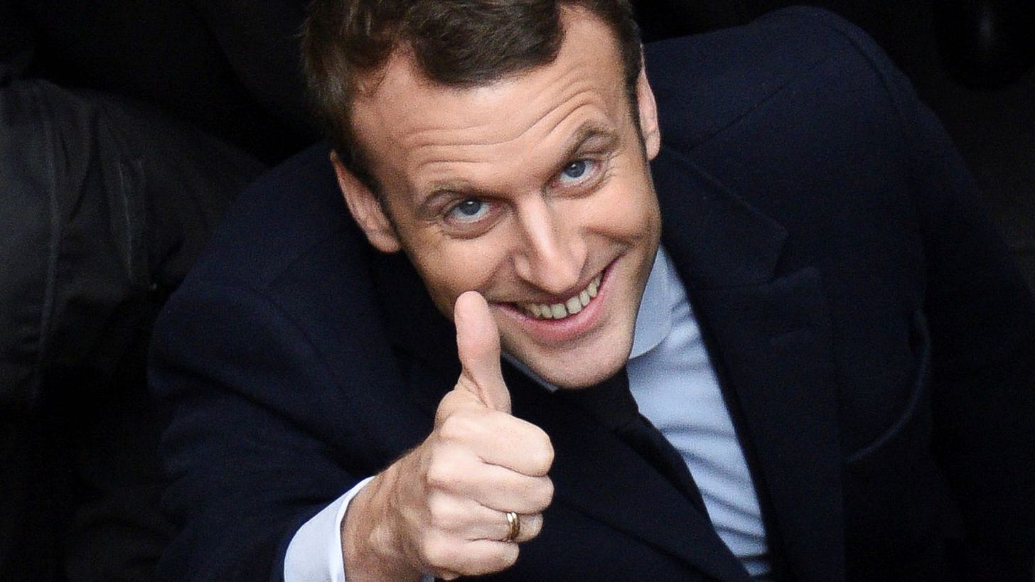 big up macron Blank Template - Imgflip