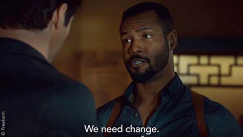Real Change We Need Change GIF - Real Change We Need Change Isaiah Mustafa  - Discover & Share GIFs
