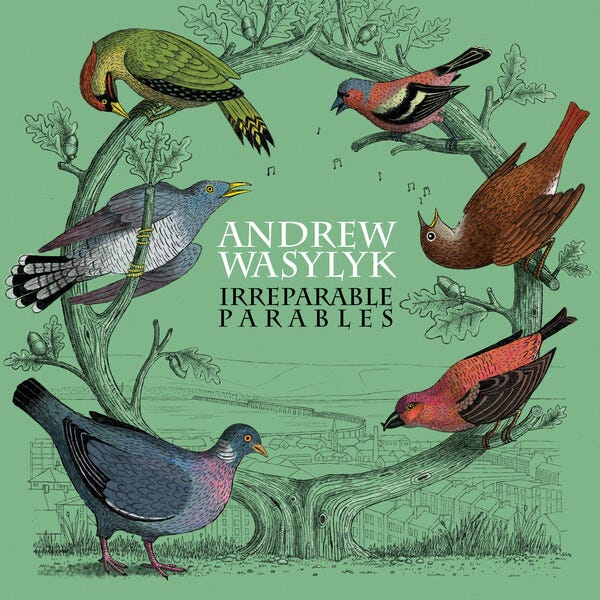 Cover art for Irreparable Parables by Andrew Wasylyk