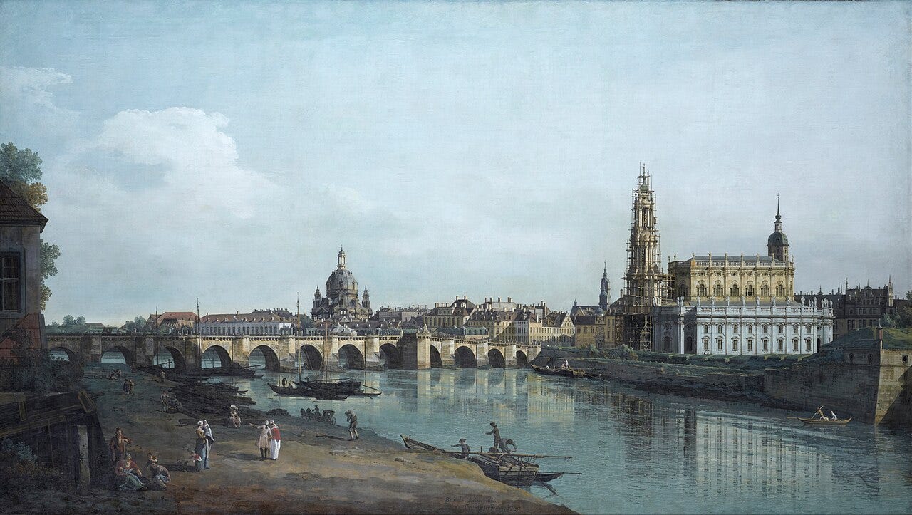 Bernardo Bellotto, View of Dresden, about 1750 Bernardo Bellotto, View of Dresden, about 1750