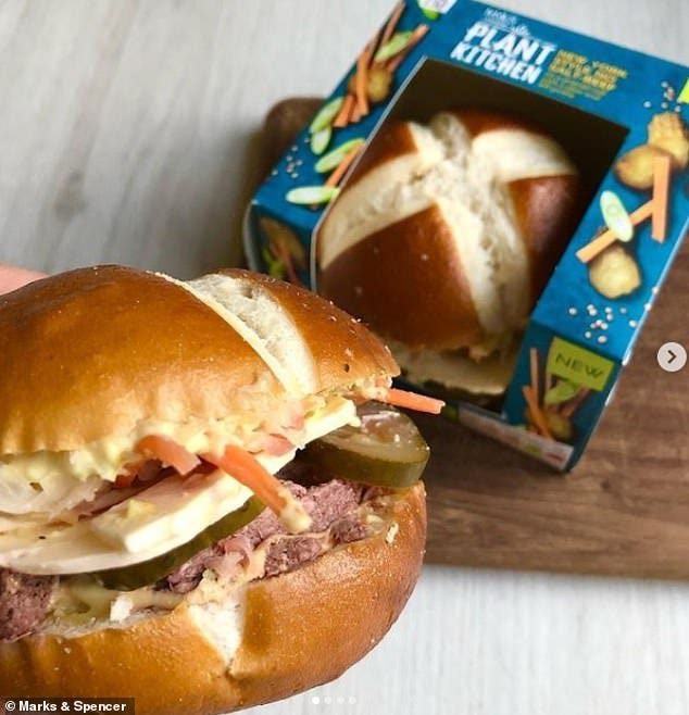 Marks & Spencer vegan sandwich is dubbed best thing ever with two selling a  minute | Daily Mail Online