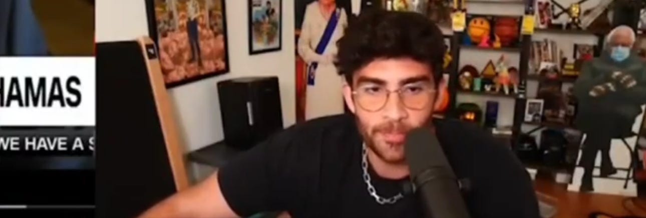 The demented, violent rhetoric of the media's favorite streamer