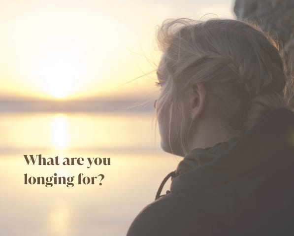 girl staring at sunset