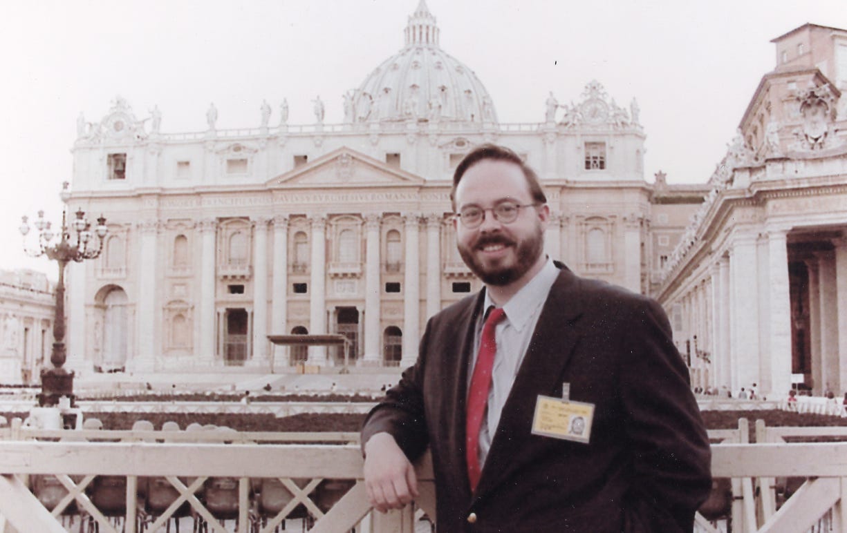 Covering the Vatican, he had a front-row seat to the waning years of Pope John Paul II's pontificate and the election of Pope Benedict XVI. Covering the Vatican, he had a front-row seat to the waning years of Pope John Paul II's pontificate and the election of Pope Benedict XVI.