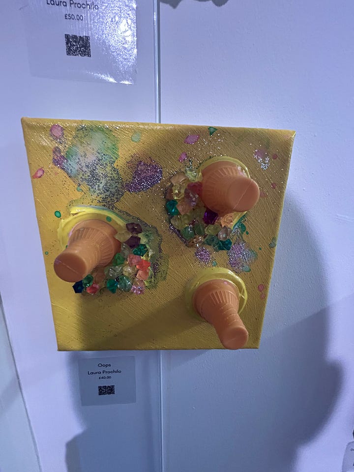 FOR SALE: Part of the Art BRUT Exhibition, June 2025 at Swindon Art Museum.