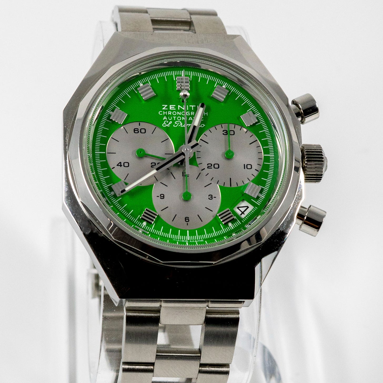 2025 Zenith Defy Chronograph USM 37 Steel / Green / Bracelet - Limited to 60 Pieces 03.A780.400-2/91.M3642 Listing Image 1
