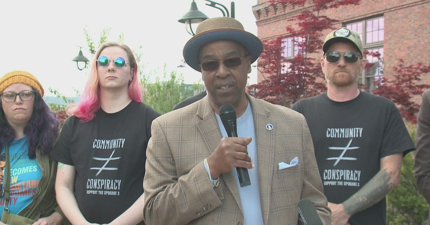 Trial begins for 3 people involved in Spokane ICE protest, supporters  gather to call for community
