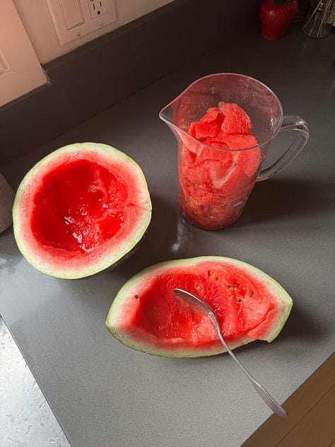 Watermelon granita