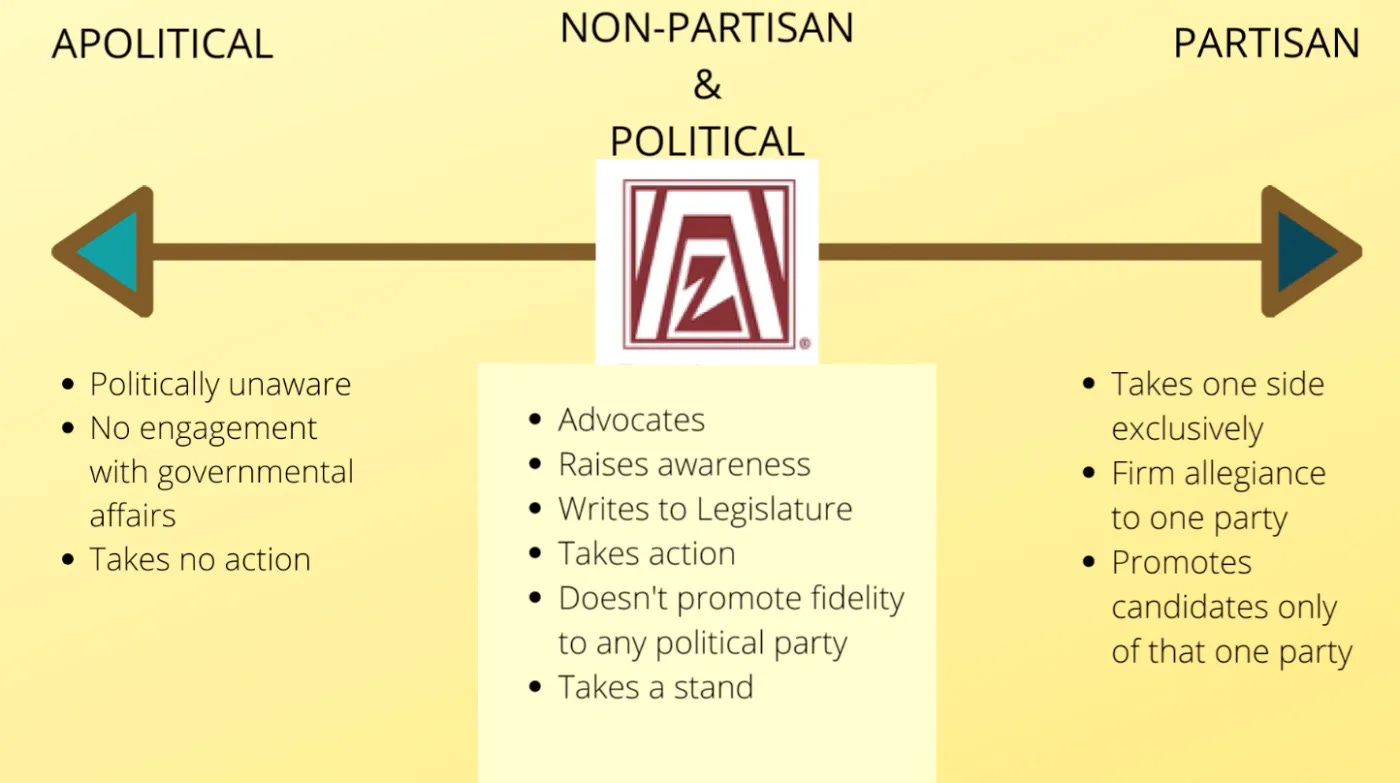Advocacy: Political Yes, Non-Partisan, Yes - Zonta USA Caucus