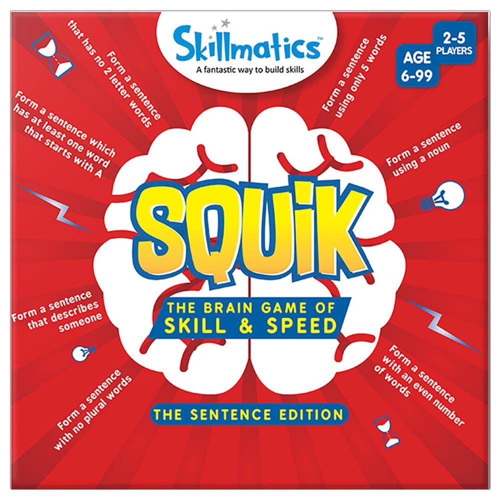 Buy Skillmatics - Squik Sentence & Skillmatic Squik Word Card Game in  Jordan | Mumzworld