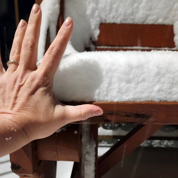 pictures of Rachael Ritchey in the snow