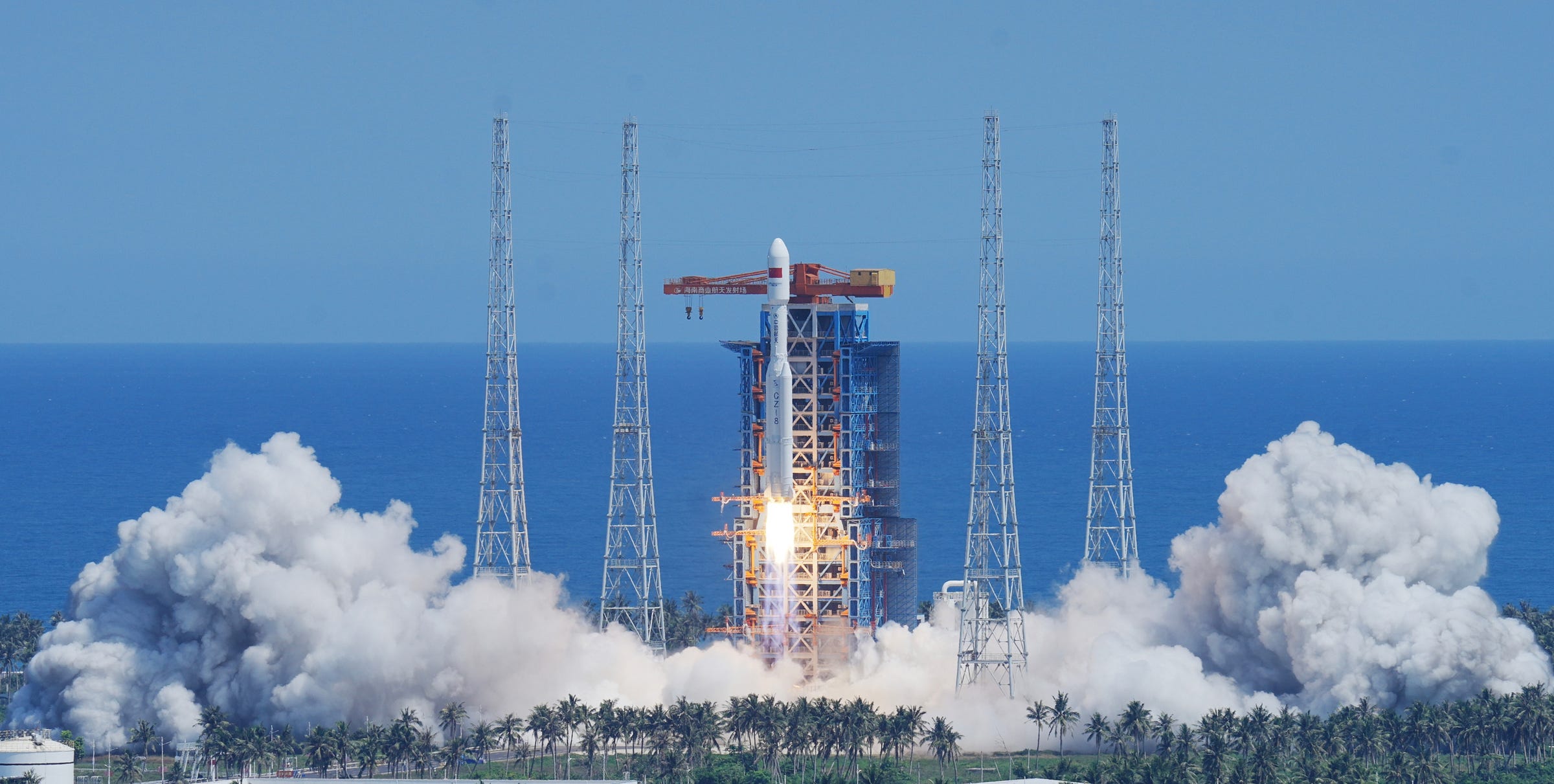 The Long March 8 Y9 vehicle lifting off from the Wenchang Commercial Space Launch Site on June 5th 2026.