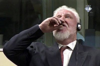 Croat war criminal's shocking death stuns UN tribunal | AP News